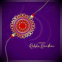 Happy Raksha Bandhan religiöses Festival schöner Hintergrund vektor