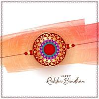 glad raksha bandhan festival hälsning elegant bakgrund vektor