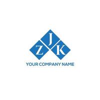 zjk brev logotyp design på vit bakgrund. zjk kreativa initialer brev logotyp koncept. zjk bokstavsdesign. vektor