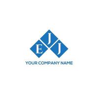 EJJ-Brief-Logo-Design auf weißem Hintergrund. ejj kreative Initialen schreiben Logo-Konzept. ejj Briefgestaltung. vektor