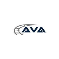 ava brev logotyp design på vit bakgrund. ava kreativa initialer brev logotyp koncept. ava bokstavsdesign. vektor