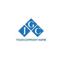 jgc brev logotyp design på vit bakgrund. jgc kreativa initialer brev logotyp koncept. jgc bokstavsdesign. vektor
