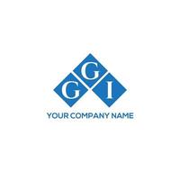 GGI-Brief-Logo-Design auf weißem Hintergrund. ggi kreatives Initialen-Buchstaben-Logo-Konzept. ggi Briefgestaltung. vektor