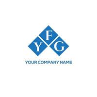 fjg-Buchstaben-Logo-Design auf weißem Hintergrund. fjg kreatives Initialen-Buchstaben-Logo-Konzept. fyg Briefdesign. vektor