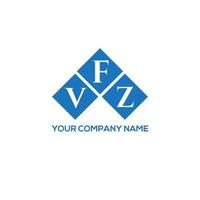 vfz-Brief-Logo-Design auf weißem Hintergrund. vfz kreative Initialen schreiben Logo-Konzept. vfz Briefgestaltung. vektor