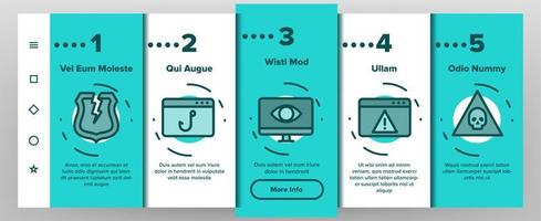Onboarding-Vektor für Cyberangriffe vektor