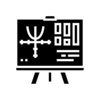Grafiken Geek Glyphe Symbol Vektor Illustration Zeichen