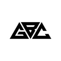 gbc Dreiecksbuchstaben-Logo-Design mit Dreiecksform. GBC-Dreieck-Logo-Design-Monogramm. gbc-Dreieck-Vektor-Logo-Vorlage mit roter Farbe. gbc dreieckiges logo einfaches, elegantes und luxuriöses logo. gbc vektor