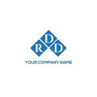 Rdd brev logotyp design på vit bakgrund. Rdd kreativa initialer brev logotyp koncept. Rdd-bokstavsdesign. vektor