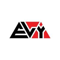 Ely-Dreieck-Buchstaben-Logo-Design mit Dreiecksform. Ely-Dreieck-Logo-Design-Monogramm. Ely-Dreieck-Vektor-Logo-Vorlage mit roter Farbe. ely dreieckiges Logo einfaches, elegantes und luxuriöses Logo. ely vektor