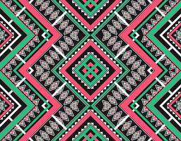 abstrakt etnisk mönsterkonst. sömlösa mönster i tribal, folklig broderi och mexikansk stil. geometrisk randig. design för bakgrund, tapeter, vektorillustration, tyg, kläder, matta. vektor