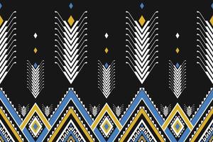 geometrisches ethnisches orientalisches muster traditionell. Design für Hintergrund, Tapete, Vektorillustration, Textil, Stoff, Kleidung, Batik, Teppich, Stickerei. vektor