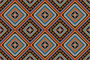 geometrisches ethnisches nahtloses muster traditionell. Stammes-gestreifter Stil. Design für Hintergrund, Tapete, Illustration, Textil, Stoff, Kleidung, Batik, Teppich, Stickerei. vektor