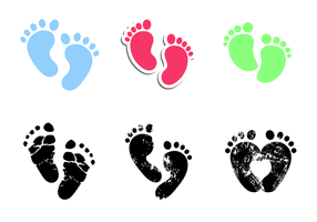 Free Baby Footprints Vektor