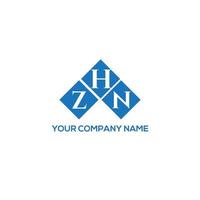 zhn-Buchstaben-Logo-Design auf weißem Hintergrund. zhn kreative Initialen schreiben Logo-Konzept. zhn Briefgestaltung. vektor