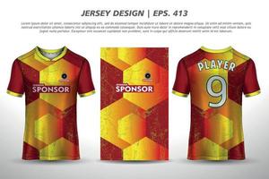 Fußballtrikot Fußballdesign Sublimation Sport T-Shirt Design Premium-Vektorkollektion für Rennen, Radfahren, Spiele, Motocross vektor