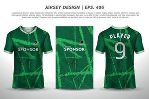 Fußballtrikot Fußballdesign Sublimation Sport T-Shirt Design Premium-Vektorkollektion für Rennen, Radfahren, Spiele, Motocross vektor