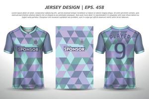 fotbollströja fotboll design sublimation sport t-shirt design premium vektorkollektion för racing, cykling, spel, motocross vektor