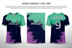 jersey design sublimering t-shirt premium geometriskt mönster otrolig vektorsamling för fotboll fotboll racing cykling spel motocross sport vektor