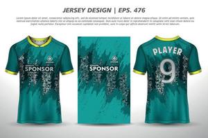 Trikot Design Sublimation T-Shirt Premium geometrisches Muster unglaubliche Vektorkollektion für Fußball Fußballrennen Radfahren Gaming Motocross Sport vektor