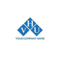 Vhu-Brief-Design. Vhu-Brief-Logo-Design auf weißem Hintergrund. vhu kreative Initialen schreiben Logo-Konzept. Vhu-Brief-Design. Vhu-Brief-Logo-Design auf weißem Hintergrund. v vektor