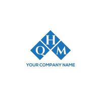 qhm brev logotyp design på vit bakgrund. qhm kreativa initialer brev logotyp koncept. qhm bokstavsdesign. vektor