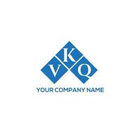 vkq brev design.vkq brev logotyp design på vit bakgrund. vkq kreativa initialer brev logotyp koncept. vkq brev design.vkq brev logotyp design på vit bakgrund. v vektor