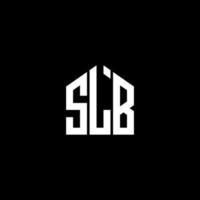 slb kreativa initialer brev logotyp koncept. slb bokstav design.slb bokstav logo design på svart bakgrund. slb kreativa initialer brev logotyp koncept. slb bokstavsdesign. vektor