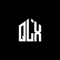 qlx-Buchstaben-Design. qlx-Buchstaben-Logo-Design auf schwarzem Hintergrund. qlx kreatives Initialen-Buchstaben-Logo-Konzept. qlx-Buchstaben-Design. qlx-Buchstaben-Logo-Design auf schwarzem Hintergrund. q vektor