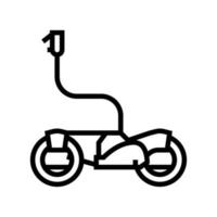 motorisierte Fahrzeugtransportlinie Symbol Vektor Illustration