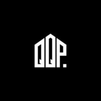 qqp brev design.qqp brev logotyp design på svart bakgrund. qqp kreativa initialer brev logotyp koncept. qqp brev design.qqp brev logotyp design på svart bakgrund. q vektor