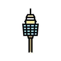 Sydney Tower Farbe Symbol Vektor Illustration