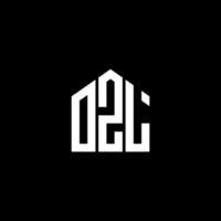 ozl-Buchstaben-Design. ozl-Buchstaben-Logo-Design auf schwarzem Hintergrund. ozl kreative Initialen schreiben Logo-Konzept. ozl-Buchstaben-Design. ozl-Buchstaben-Logo-Design auf schwarzem Hintergrund. Ö vektor