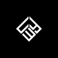 uyw-Buchstaben-Logo-Design auf schwarzem Hintergrund. uyw kreative Initialen schreiben Logo-Konzept. uyw Briefgestaltung. vektor