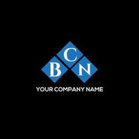 bcn brev logotyp design på svart bakgrund. bcn kreativa initialer brev logotyp koncept. bcn bokstavsdesign. vektor