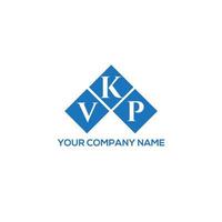vkp-Brief-Logo-Design auf weißem Hintergrund. vkp kreatives Initialen-Buchstaben-Logo-Konzept. vkp Briefgestaltung. vektor