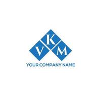 vkm-Brief-Design.vkm-Brief-Logo-Design auf weißem Hintergrund. vkm kreatives Initialen-Buchstaben-Logo-Konzept. vkm-Brief-Design.vkm-Brief-Logo-Design auf weißem Hintergrund. v vektor