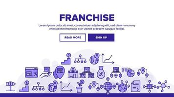 franchise landning header vektor