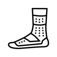 sport socke linie symbol vektor isolierte illustration