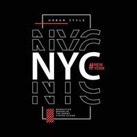 new york city illustration typografi vektor t-shirt design