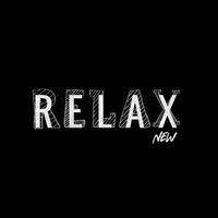 Relax-Typografie-Slogan für Print-T-Shirt-Design vektor