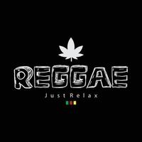 Reggae-Illustration Typografie-Vektor-T-Shirt-Design vektor