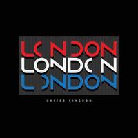 London illustration typografi vektor t-shirt design