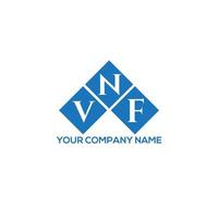 vnf brev logotyp design på vit bakgrund. vnf kreativa initialer bokstavslogotyp koncept. vnf bokstavsdesign. vektor