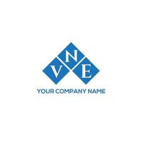 vne kreatives Initialen-Buchstaben-Logo-Konzept. VNE-Brief-Design. VNE-Brief-Logo-Design auf weißem Hintergrund. vne kreatives Initialen-Buchstaben-Logo-Konzept. vne Briefgestaltung. vektor