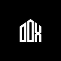 oox-Buchstaben-Design. oox-Buchstaben-Logo-Design auf schwarzem Hintergrund. oox kreative Initialen schreiben Logo-Konzept. oox-Buchstaben-Design. oox-Buchstaben-Logo-Design auf schwarzem Hintergrund. Ö vektor
