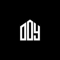 Ooy-Brief-Logo-Design auf schwarzem Hintergrund. ooy kreative Initialen schreiben Logo-Konzept. ooy Briefgestaltung. vektor