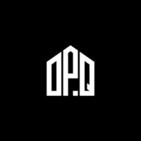 opq-Buchstaben-Design.opq-Buchstaben-Logo-Design auf schwarzem Hintergrund. opq kreative Initialen schreiben Logo-Konzept. opq-Buchstaben-Design.opq-Buchstaben-Logo-Design auf schwarzem Hintergrund. Ö vektor