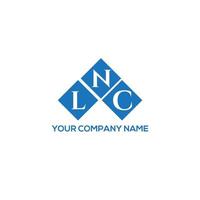 lnc brev logotyp design på vit bakgrund. lnc kreativa initialer bokstavslogotyp koncept. Lnc-brevdesign. vektor