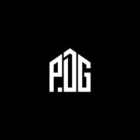 Pdg-Brief-Design. Pdg-Brief-Logo-Design auf schwarzem Hintergrund. Pdg kreative Initialen schreiben Logo-Konzept. Pdg-Brief-Design. Pdg-Brief-Logo-Design auf schwarzem Hintergrund. p vektor